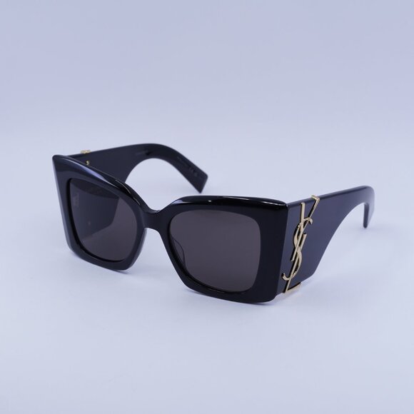 🕶️ New Saint Laurent SLM119 BLAZE 001 Sunglasses - Black Frame, Black Lenses